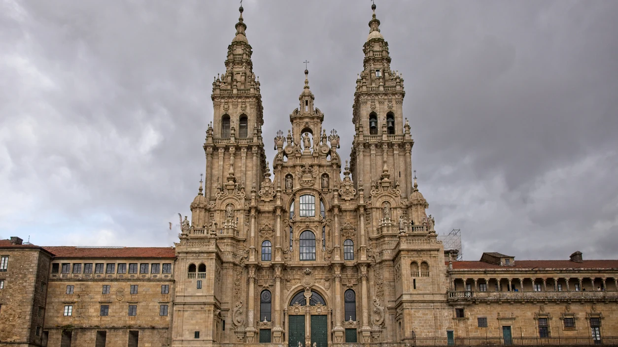 Plaza del Obradoiro en Galicia Plaza del Obradoiro en Galicia