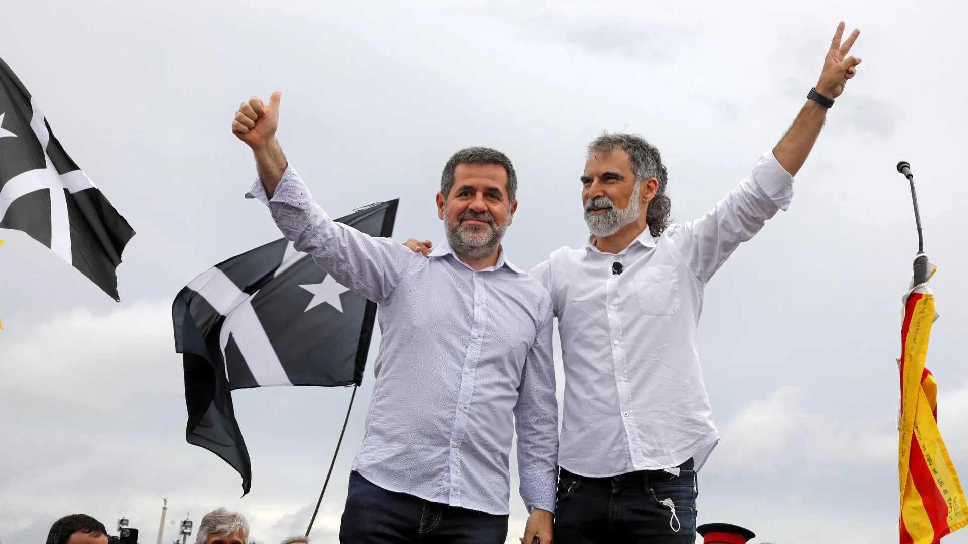 Jordi S&agrave;nchez y Jordi Cuixart