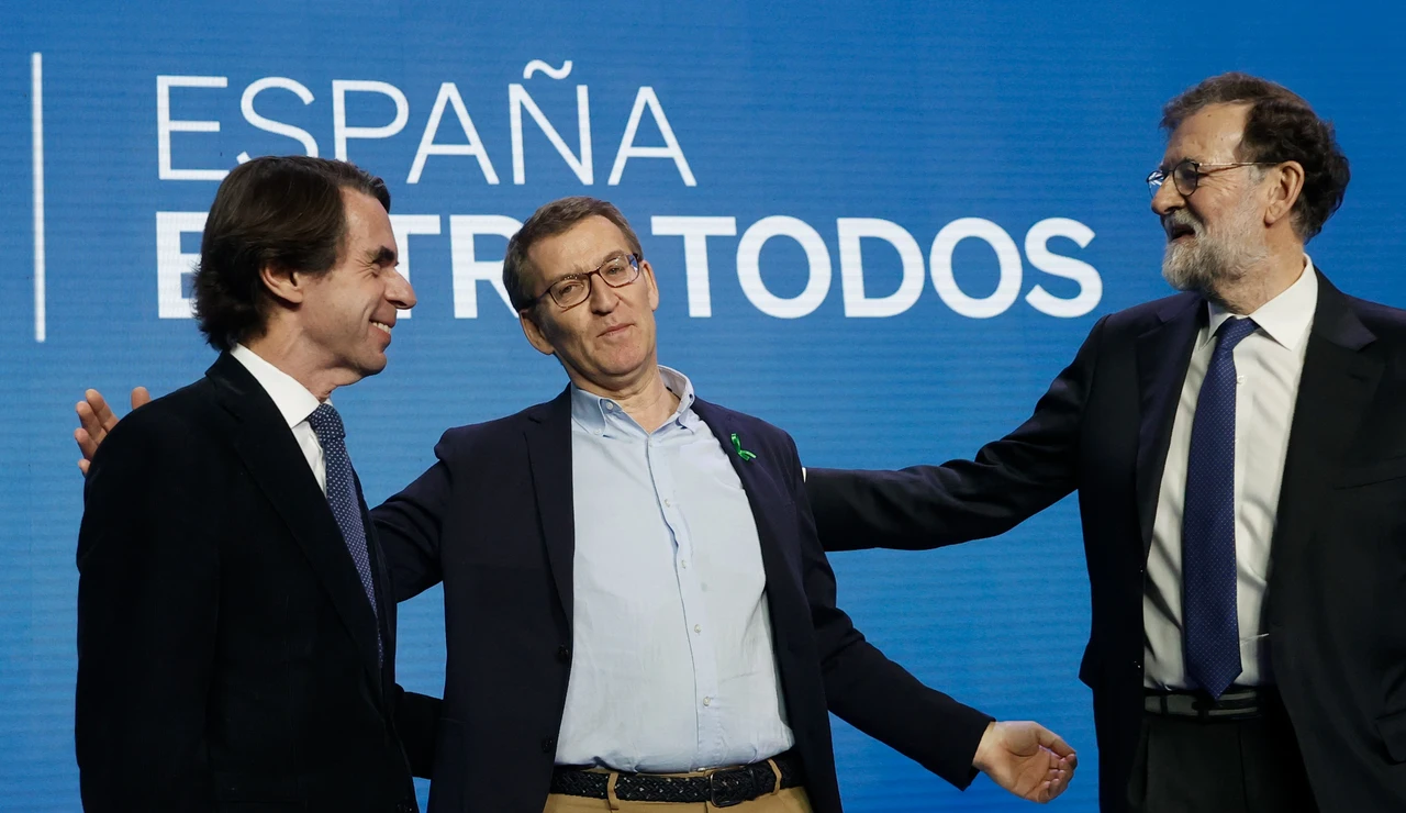A3 Noticias 1 (15-09-23) El PP exhibirá músculo con Aznar y Rajoy arropando a Feijóo en el acto contra la amnistía en Madrid