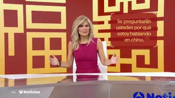 Sandra Golpe hablando en chino y árabe