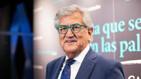 El presentador de radio y televisión Pepe Domingo Castaño, en la presentación de su libro ‘Hasta que se me acaben las palabras’