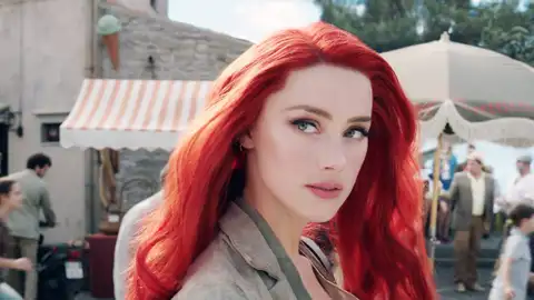 Amber Heard como Mera en Aquaman Amber Heard como Mera en Aquaman