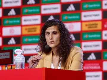 Montse Tomé, en su presentación oficial como entrenadora de la Selección Española Montse Tomé, en su presentación oficial como entrenadora de la Selección Española