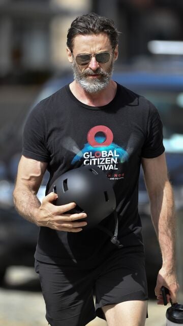 Hugh Jackman por Nueva York tras anunciar su divorcio con su mujer