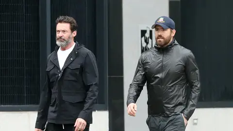Hugh Jackman y Ryan Reynolds por Nueva York tras el divorcio del actor Hugh Jackman y Ryan Reynolds por Nueva York tras el divorcio del actor