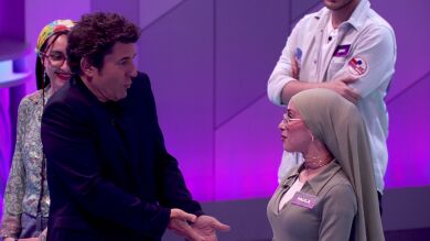 El pique de Manel Fuentes con Paula en The Floor… ¡Por insinuar que la televisión se ha quedado anticuada!