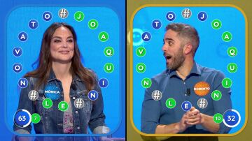 El tenso Rosco entre Mónica Carrillo y Roberto Leal en el debut de Joaquín Sánchez como presentador de Pasapalabra 