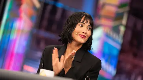 Aitana, en el plató de El Hormiguero Aitana, en el plató de El Hormiguero