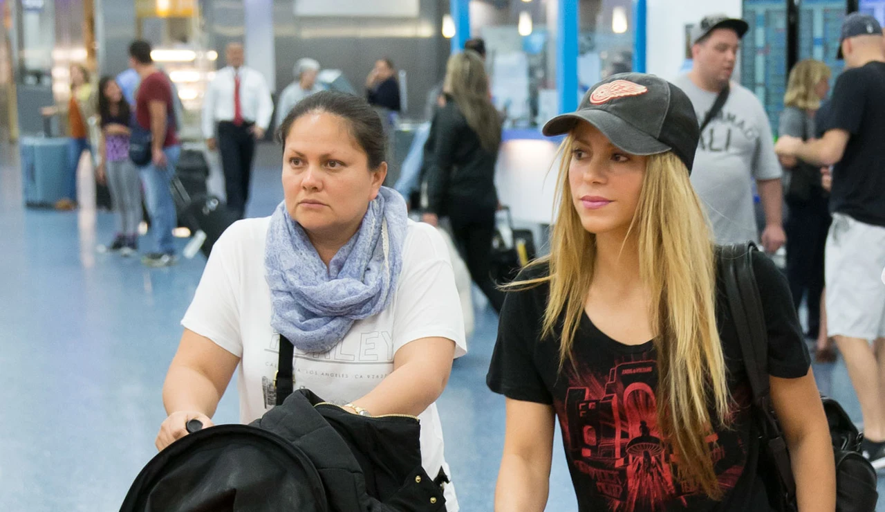 Shakira, junto a la niñera de sus hijos Lili Melgar