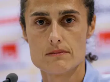 Montse Tomé, en rueda de prensa Montse Tomé, en rueda de prensa