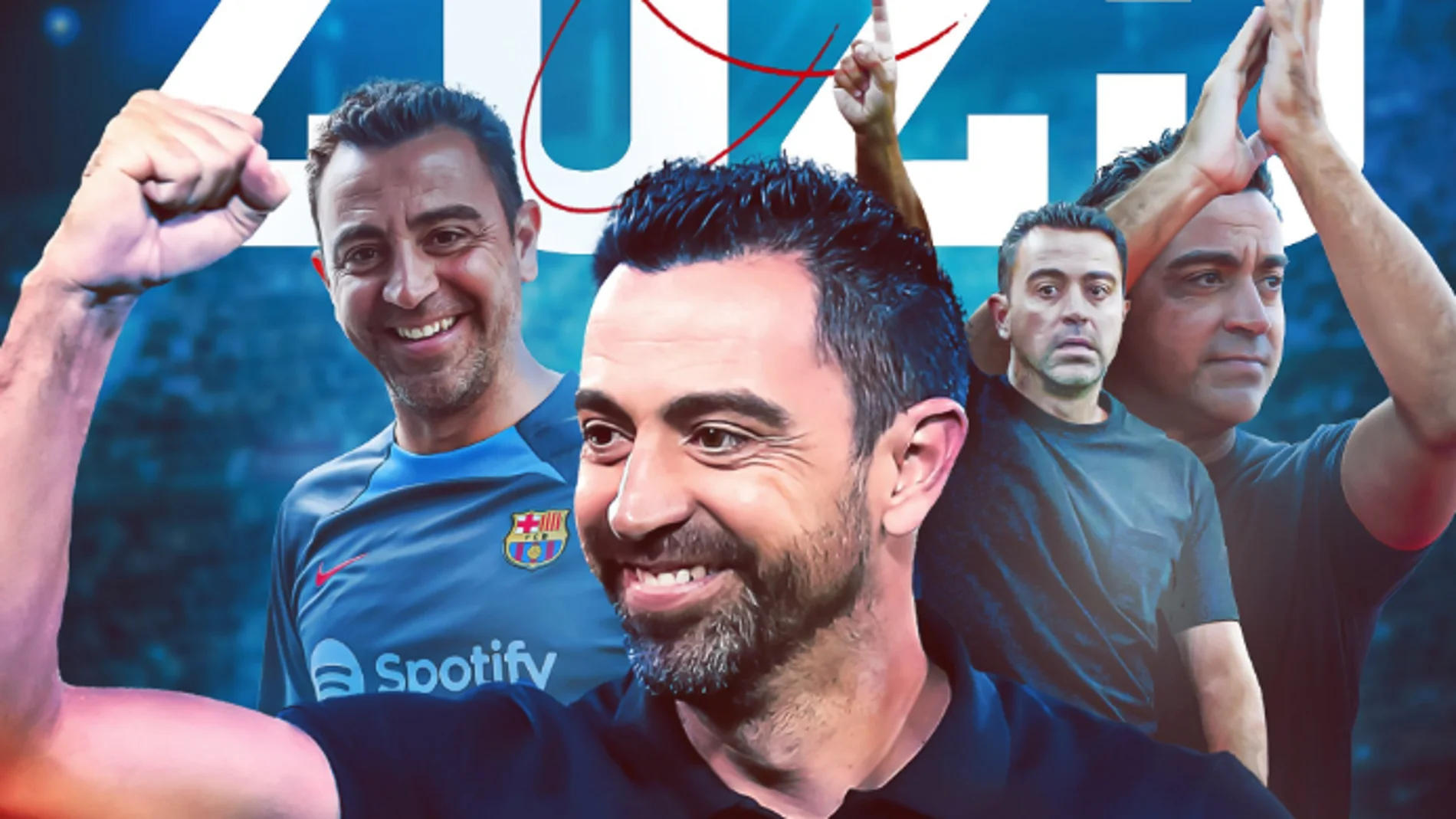 OFICIAL: Xavi Hernández renueva con el FC Barcelona hasta 2025