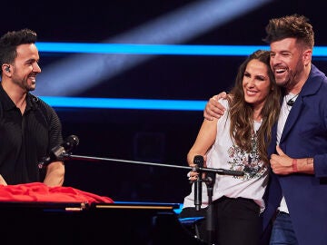 Mal&uacute;, Pablo L&oacute;pez y Luis Fonsi
