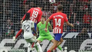 El remate de Morata que termina con el tercer gol del Atleti (3-1)