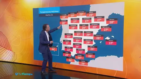 La previsión del tiempo de Roberto Brasero La previsión del tiempo de Roberto Brasero