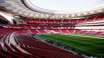 El Cívitas Metropolitano antes del derbi del domingo entre Atlético y Real Madrid