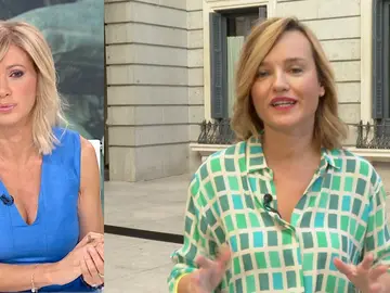 Pilar Alegría y Susanna Griso. Pilar Alegría y Susanna Griso.