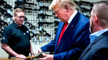 Trump con armas