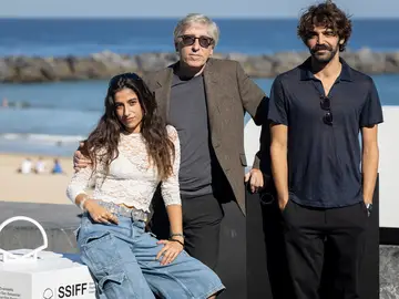 David Trueba, David Verdaguer y Carolina Yuste David Trueba, David Verdaguer y Carolina Yuste