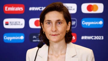 La ministra Deportes francesa, Amélie Oudéa-Castéra, en una imagen de archivo La ministra Deportes francesa, Amélie Oudéa-Castéra, en una imagen de archivo