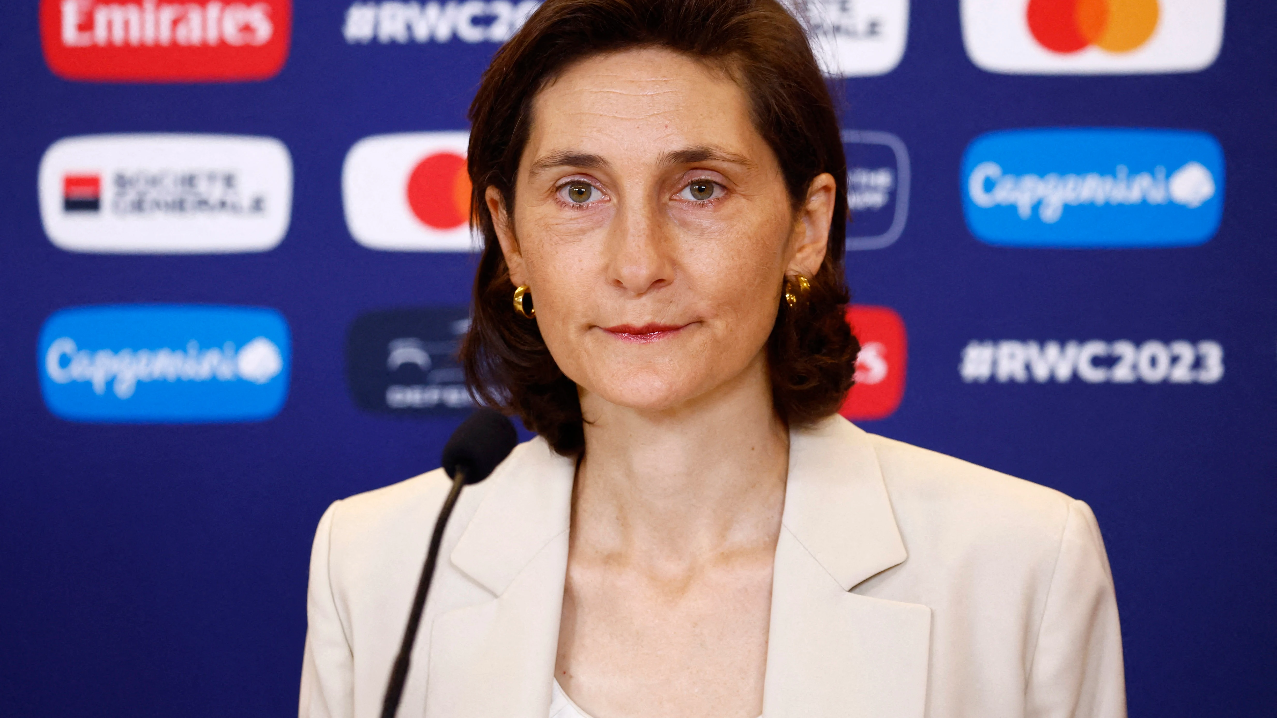La ministra francesa de Educación y Deportes, Amélie Oudéa-Castéra La ministra francesa de Educación y Deportes, Amélie Oudéa-Castéra