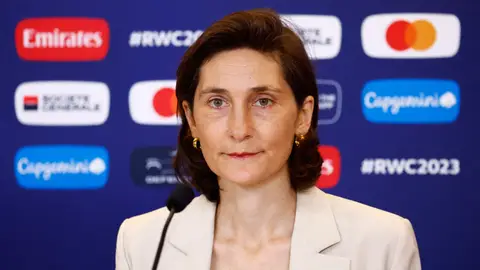 La ministra sa de Educación y Deportes, Amélie Oudéa-Castéra La ministra sa de Educación y Deportes, Amélie Oudéa-Castéra