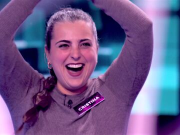 La euforia de Cristina tras conquistar&hellip; &iexcl;12 casillas del tablero!