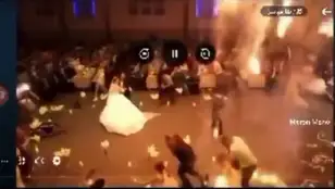 El incendio en el interior de una sala donde había una boda