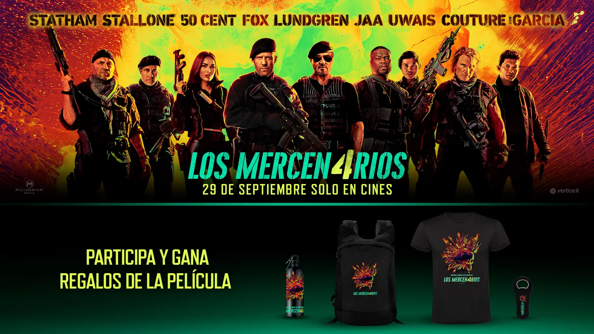 Concurso: Consigue un pack de merchandising de Los Mercen4rios
