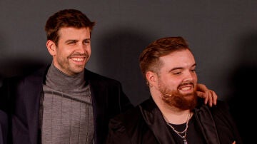 Ibai Llanos y Gerard Piqué
