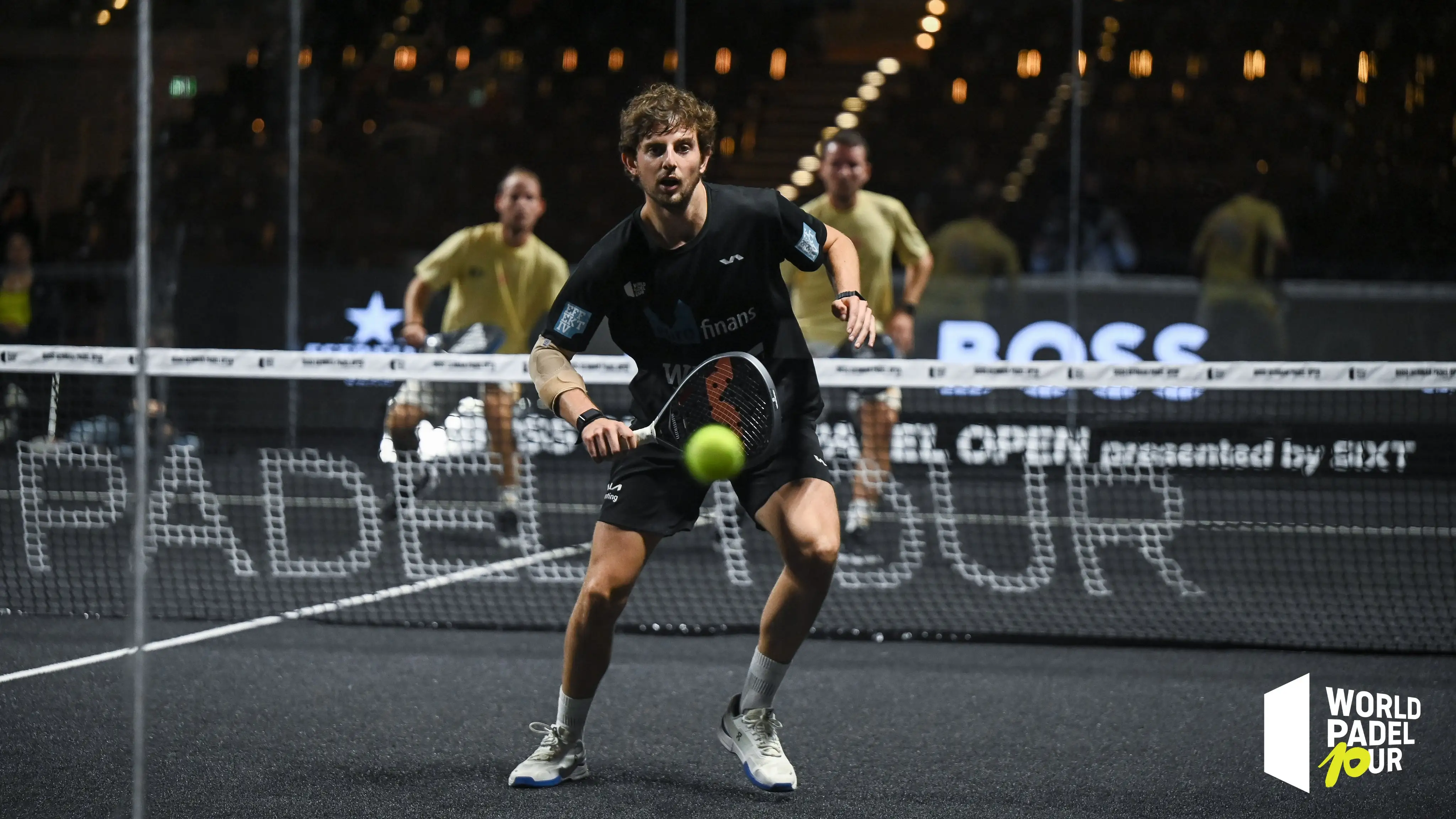 Mike Yanguas, en acci&oacute;n en el German Padel Open