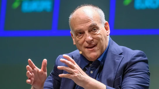 Javier Tebas, presidente de LaLiga, en un acto Javier Tebas, presidente de LaLiga, en un acto