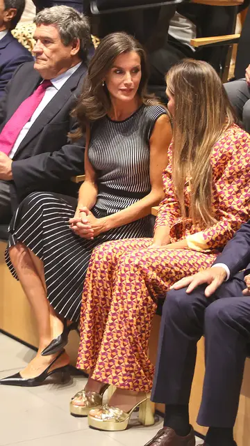 Letizia, en un congreso en Málaga Letizia, en un congreso en Málaga