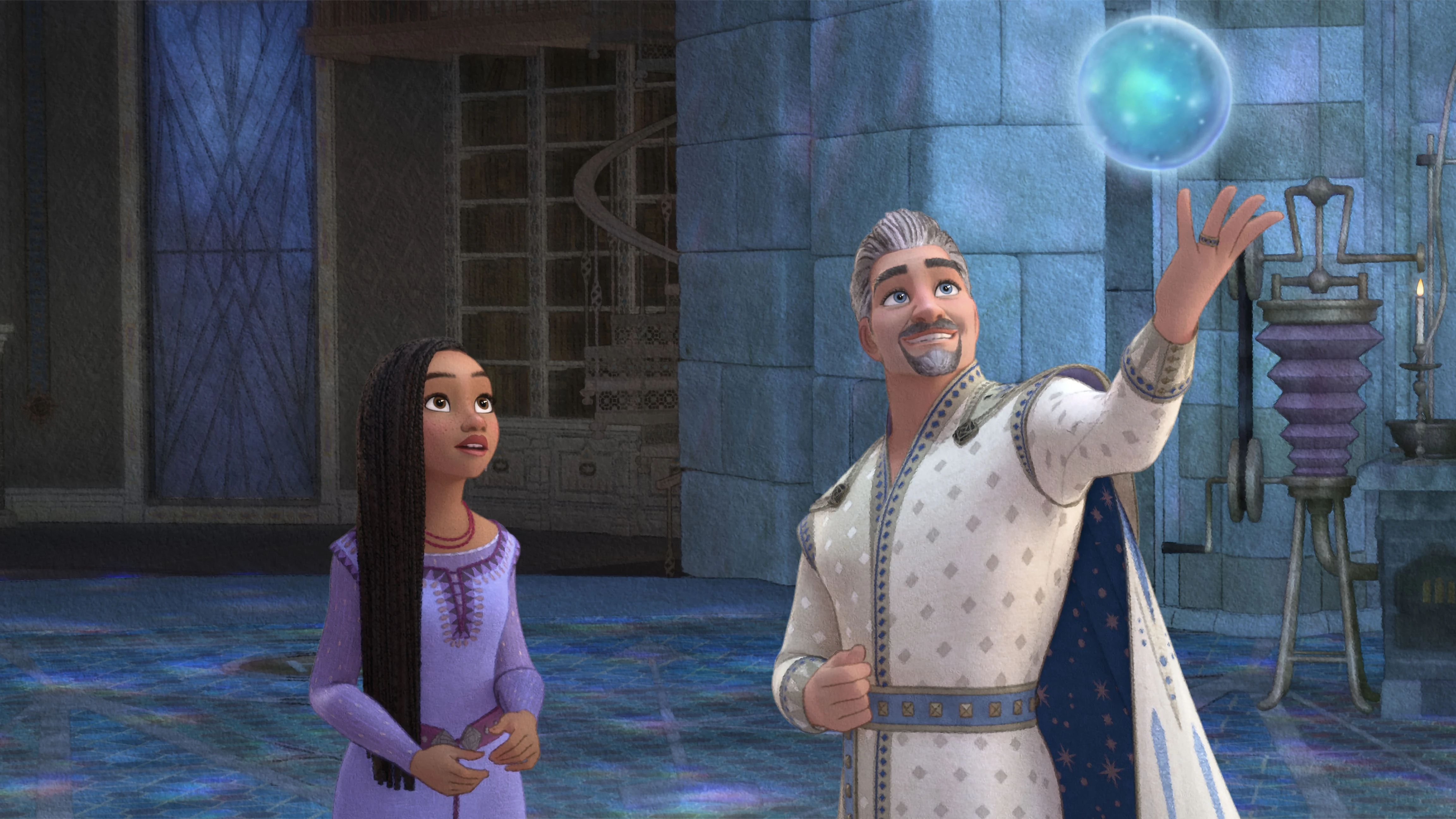 Asha y el Rey Magn&iacute;fico en Wish: El Poder de los Deseos