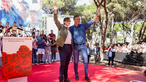 Pedro Sánchez y Salvador Illa Pedro Sánchez y Salvador Illa