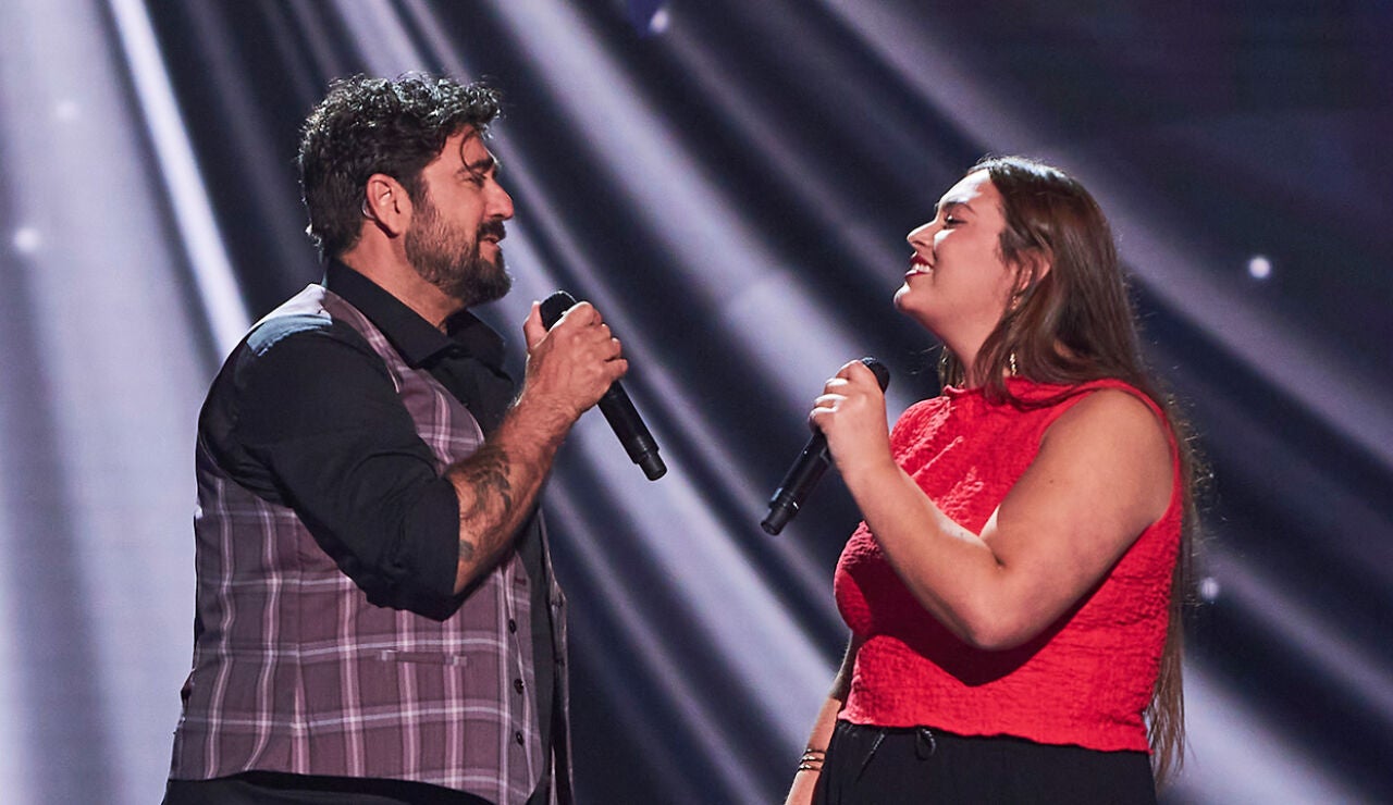 Antonio Orozco y Alicia en las Audiciones a ciegas