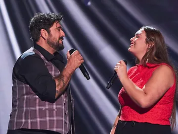 Antonio Orozco y Alicia en las Audiciones a ciegas Antonio Orozco y Alicia en las Audiciones a ciegas