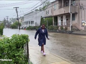 Nueva York sumida en el caos por las inundaciones