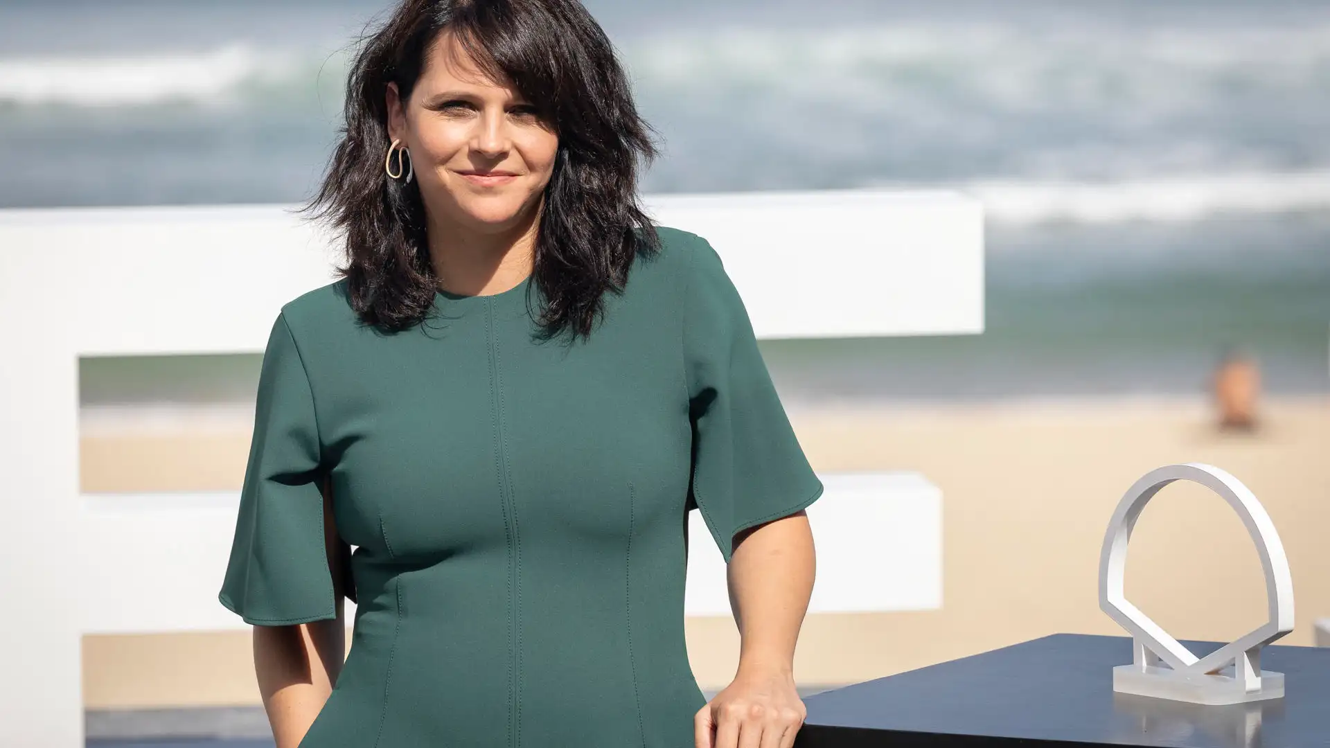 La directora Jaione Camborda en San Sebasti&aacute;n