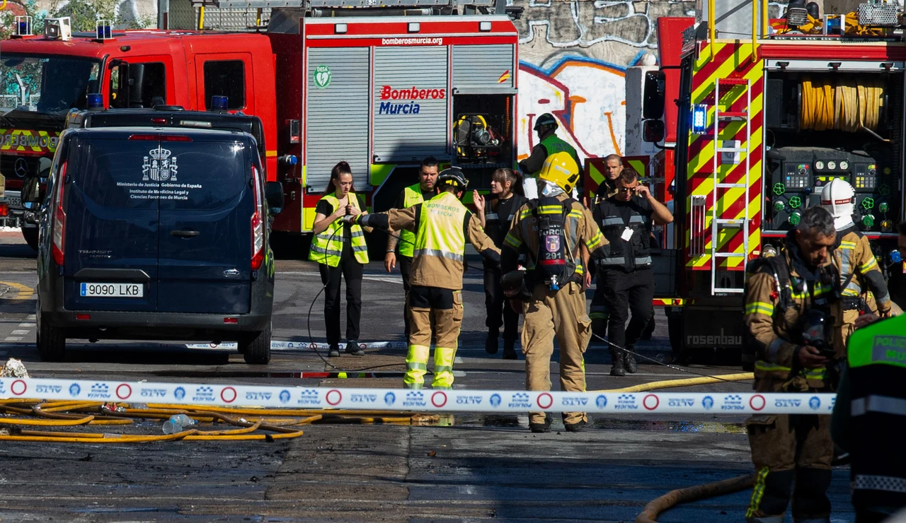 Imagen de archivo de los bomberos de Murcia