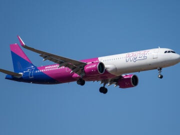 Imagen de un vuelo de Wizz Air