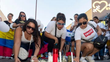 Homenaje a las víctimas del incendio en Murcia