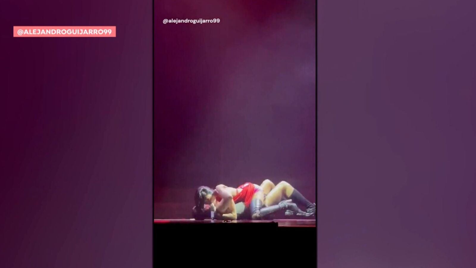 Polémica por los bailes hipersexualizados de Aitana en su último concierto