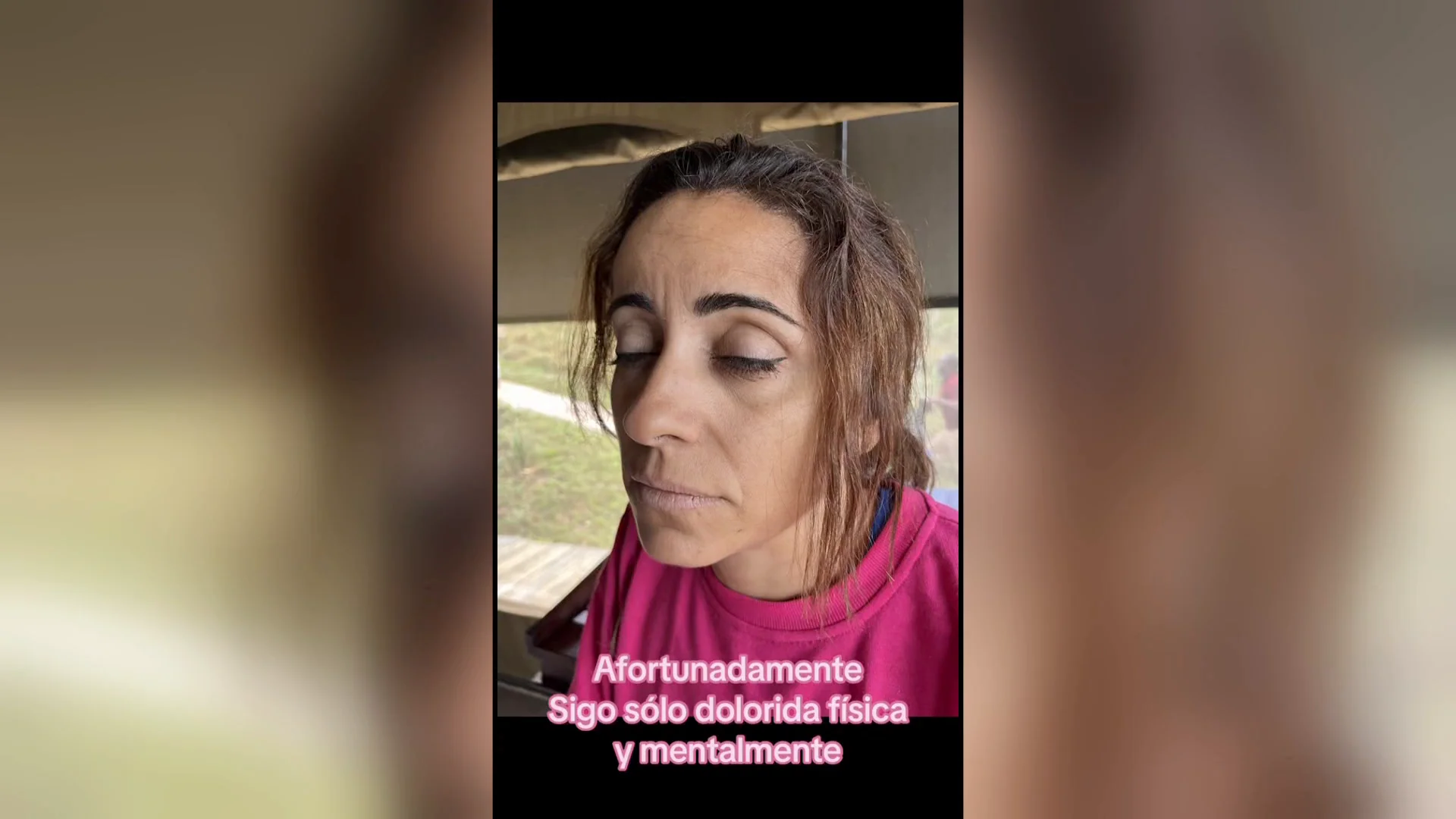 La mujer agredida en Kenia La mujer agredida en Kenia
