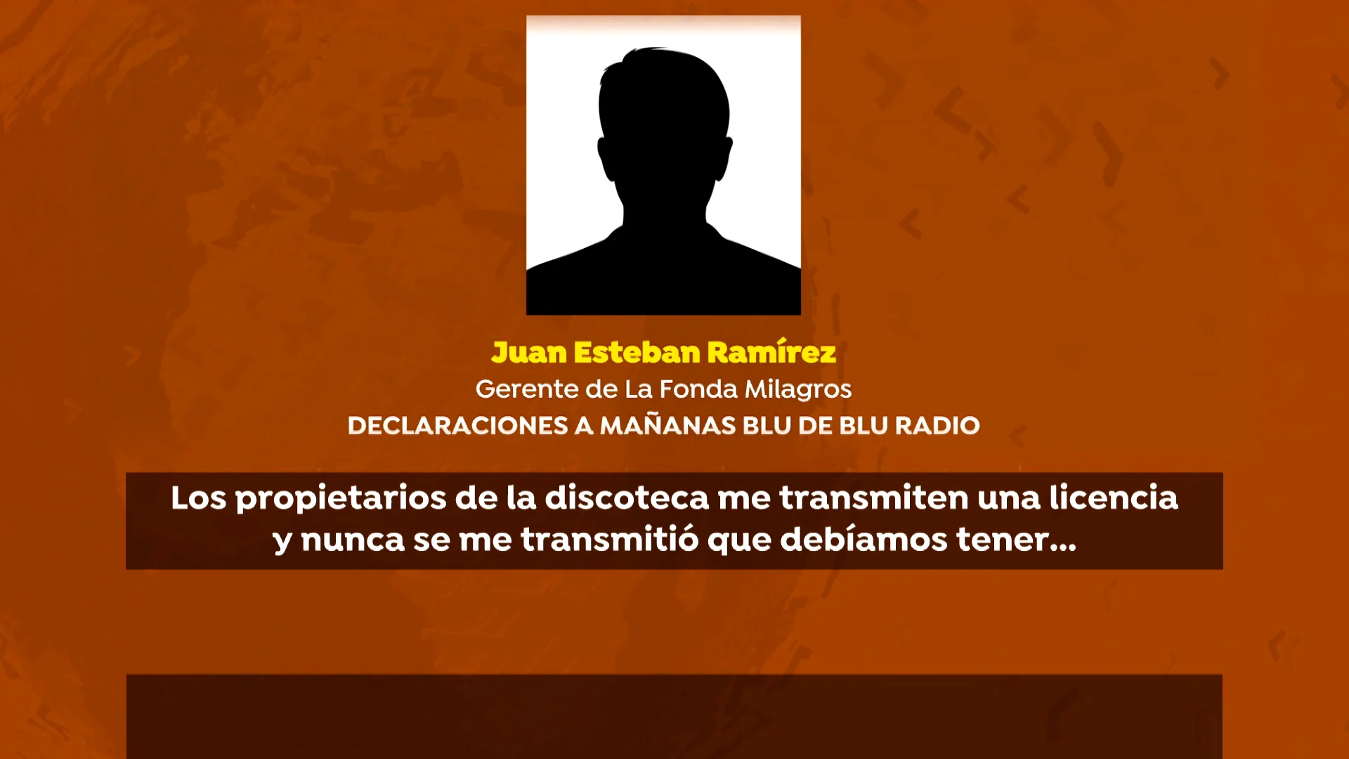 Juan Esteban Ramírez, gerente de La Fonda Milagros Juan Esteban Ramírez, gerente de La Fonda Milagros