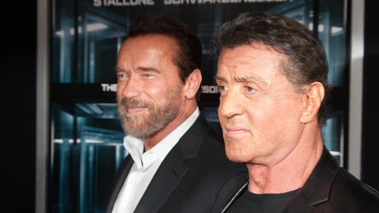 Arnold Schwarzenegger y Sylvester Stallone Arnold Schwarzenegger y Sylvester Stallone