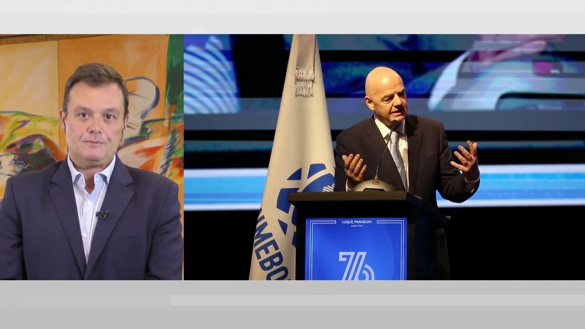 Víctor Francos en Espejo Público Víctor Francos en Espejo Público