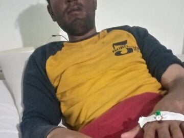 Murtaza Ghulam Sadpara en el hospital de Skardu