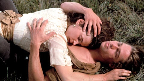Julia Ormond y Brad Pitt en Leyendas de Pasión