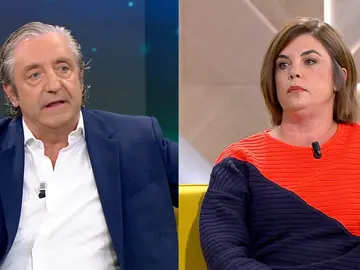 Rifirrafe entre Pedrerol y Samantha Villar. Rifirrafe entre Pedrerol y Samantha Villar.