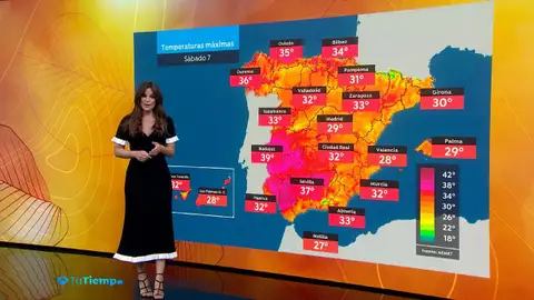 La previsión del tiempo de Mercedes Martín La previsión del tiempo de Mercedes Martín